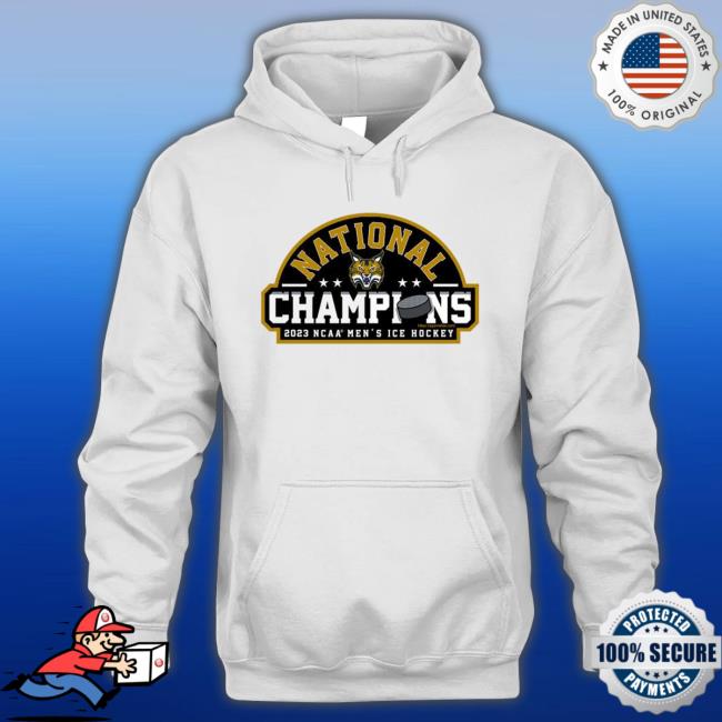 Official NCAA National Champions 2023 Quinnipiac Bobcats Men’s Ice Hockey Sweatshirt