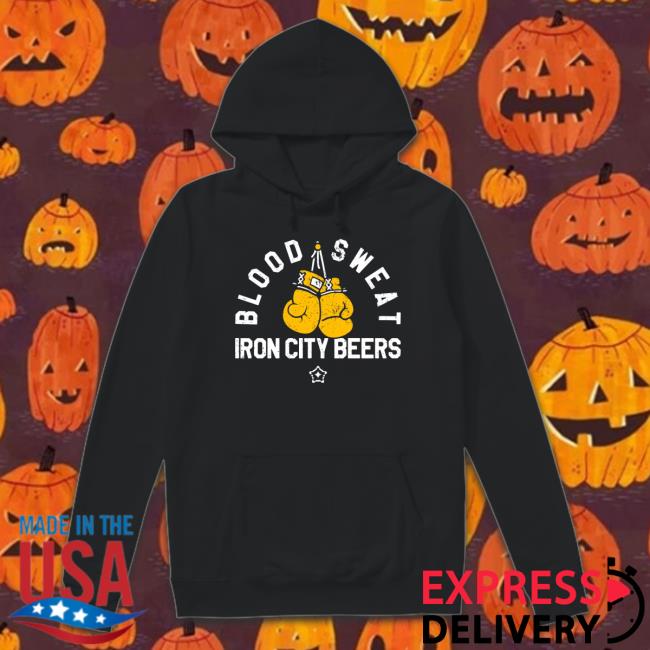 Blood Sweat & Iron City Beers Hoodie