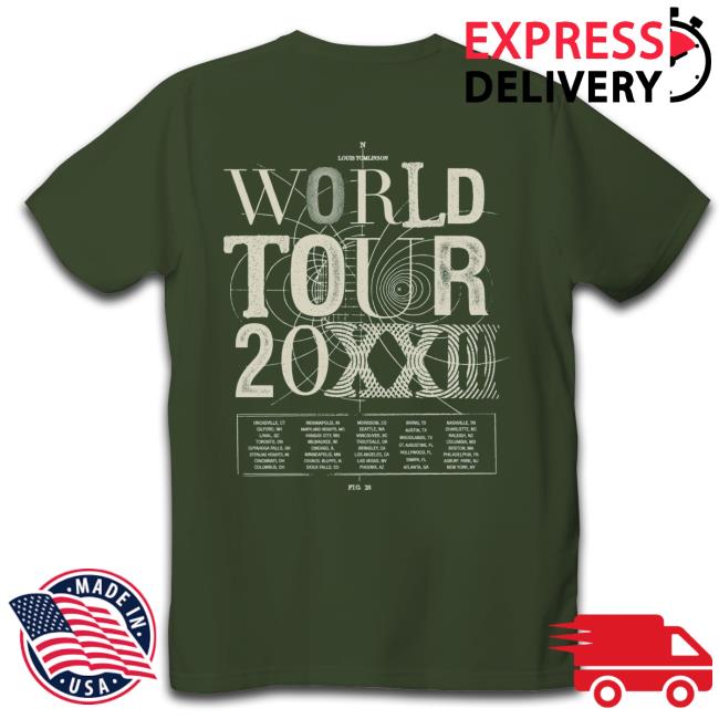 Faith In The Future World Tour Green Hoodie