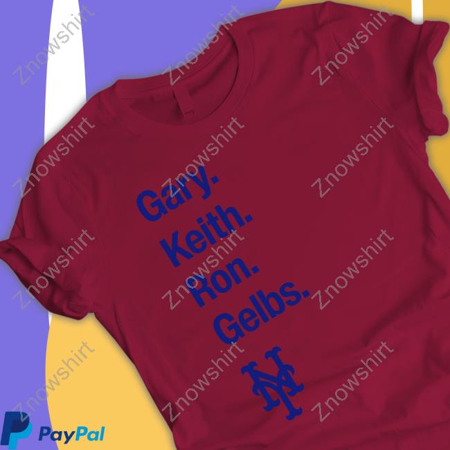 Official SNY Mets Gary Keith Ron Gelbs Shirt