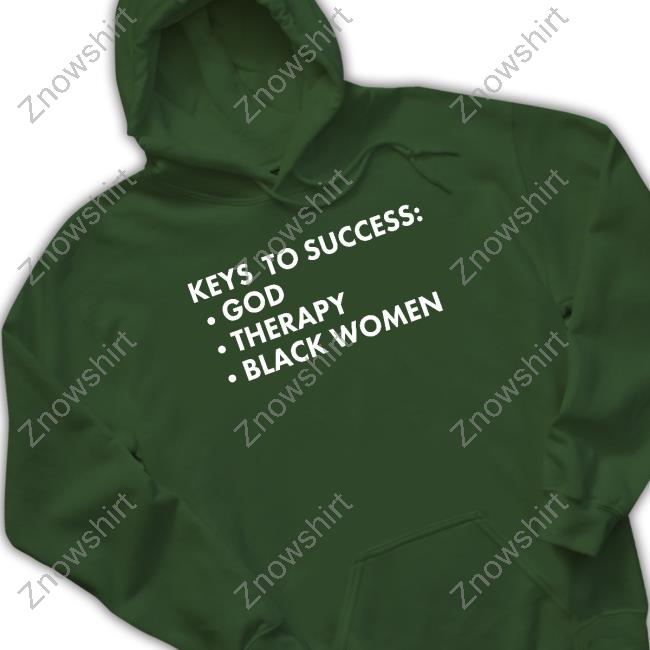 Lilcumtismyt Keys To Success God Therapy Black Women T Shirt