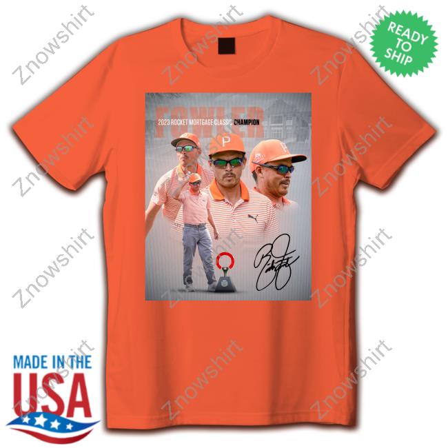 Golf Digest Fowler 2023 Rocket Mortgage Classic Champion T Shirts