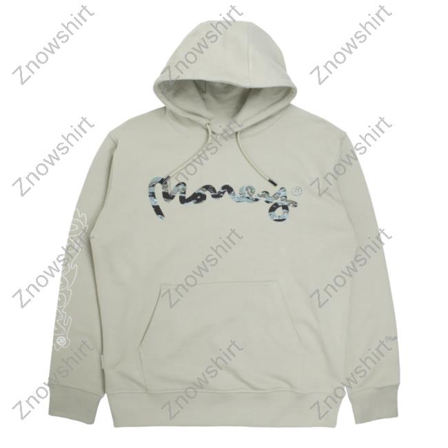 Official Money Clothing Woodland Camo Fill Pullover Hoodie Gray