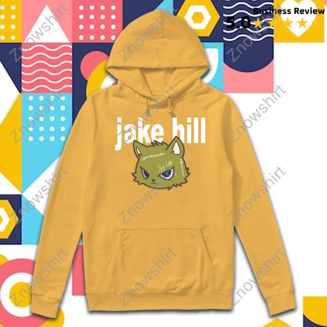 Official Down Right Merch Jake Hill Cat Hooded Sweatshirt