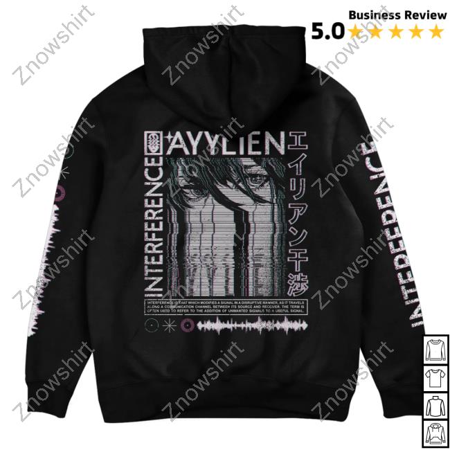 Official Elvis The Alien Clothing Ayylien Interference Hoodie