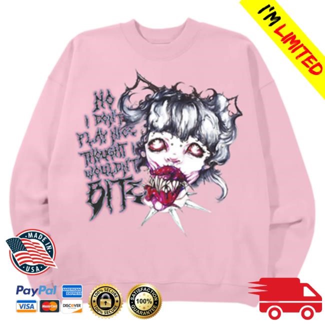 "No I Don't Play Nice" Pullover Crewneck Sweatshirt - Jazmin Bean Official Store